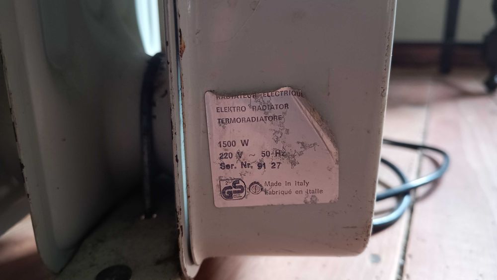 Aquecedor a oleo 1500w Century