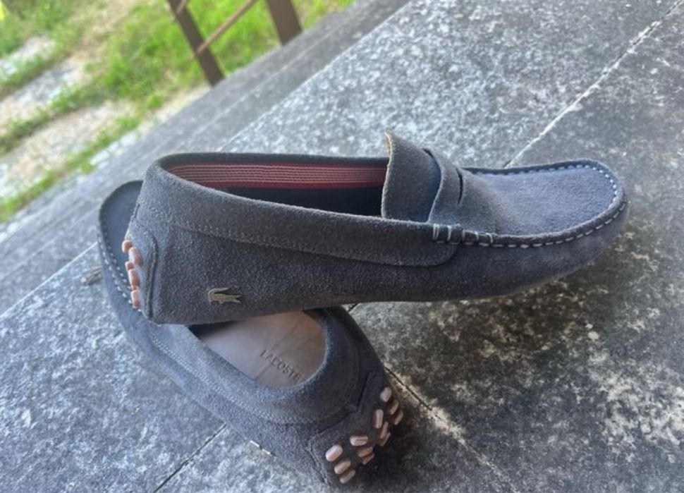 Mocassins Lacoste tamanho 40, nunca usados