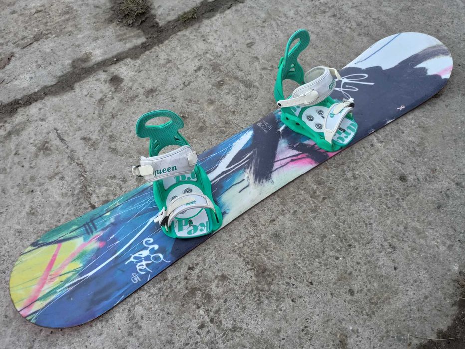 Damska deska snowboardowa snowboard K2 Lite Eco 145 cm +wiązania Drake