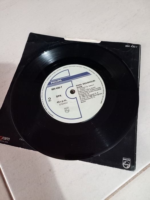 Disco single de vinil Nana Mouskouri