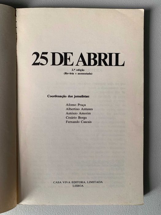 25 de Abril - Documento