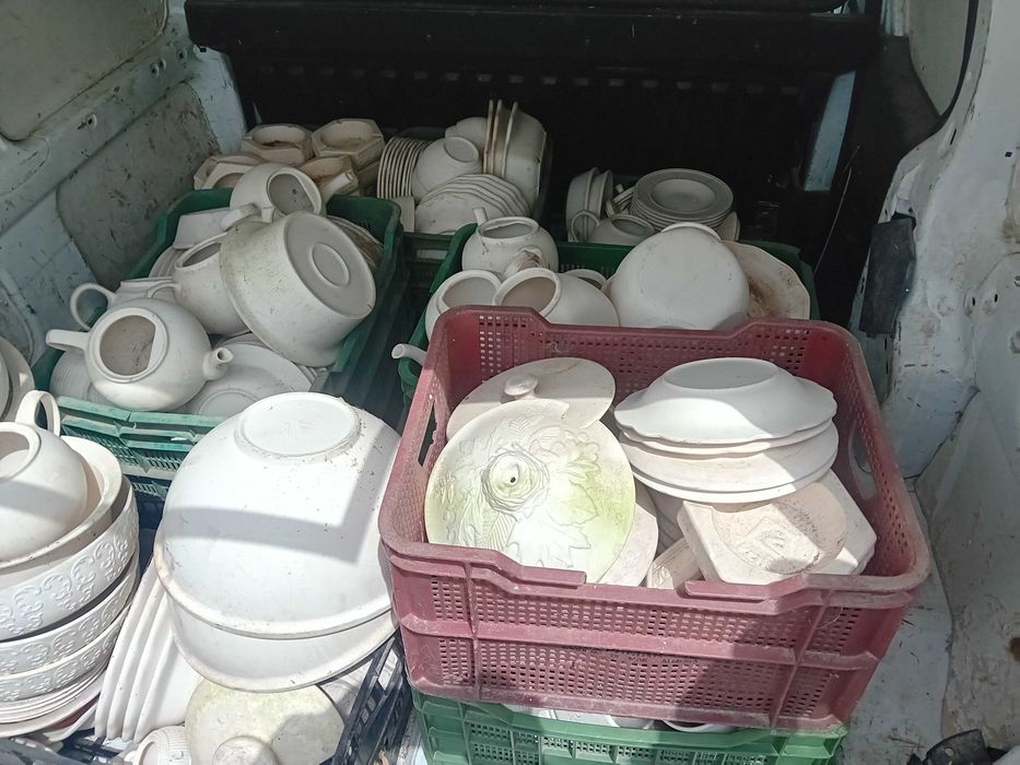 Louça cerâmica para pintar