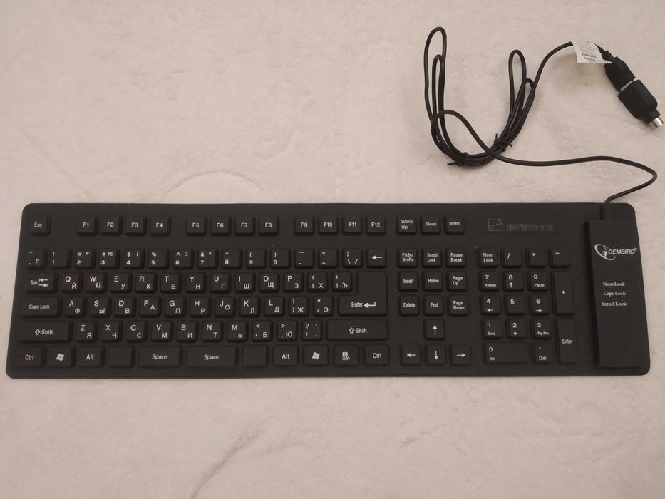 klawiatura gembird kb-109f-b  CYRYLICA