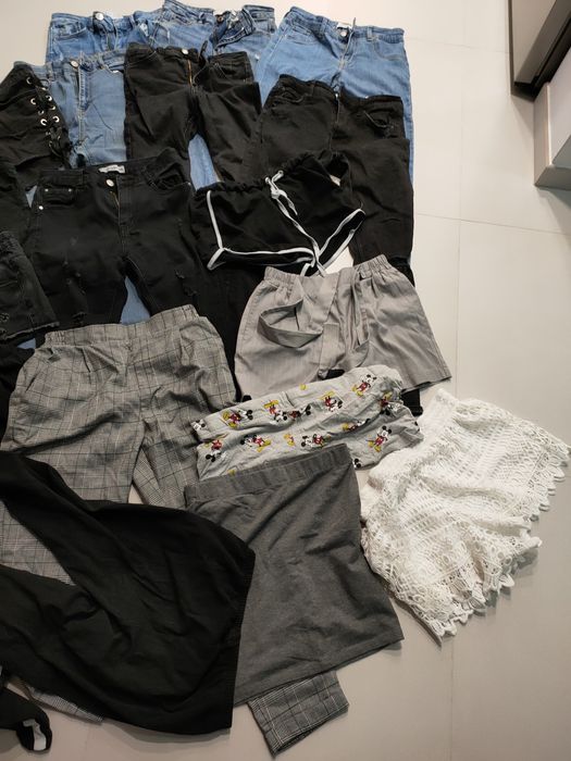 Spodnie dzinsy krotkie spodenki