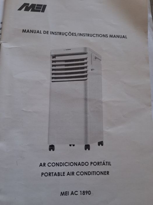 Ar condicionado portátil  semi novo