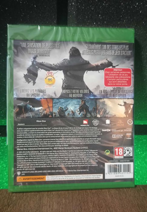 Śródziemie: Cień Mordoru Xbox One S / Series X - znakomita gra akcji