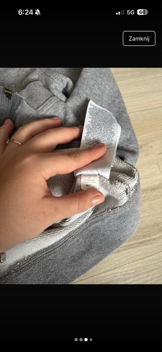 Bluza szara Nike