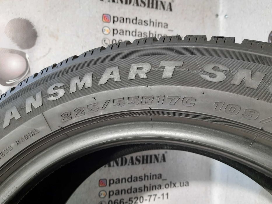 Шини 8мм 225/55 R17C MAXXIS VanSmart Snow WL2 б/у зима склад