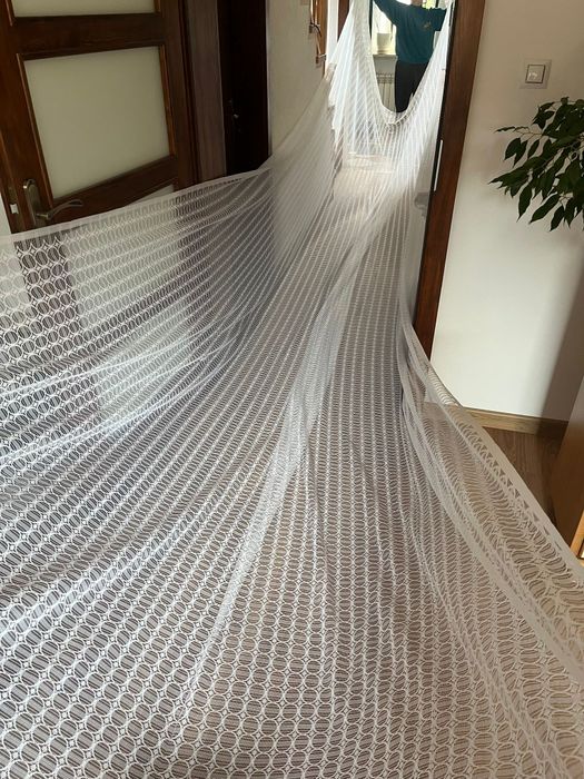 Biała firana kupon 3x8,2 m
