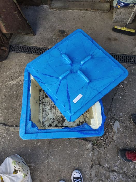 Duży termobox cateringowy, lodówka pasywna, pudełko styropianowe