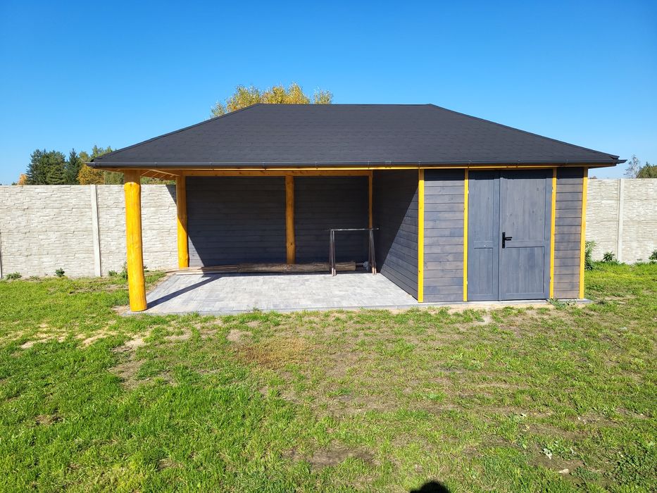 Altana z budynkiem gospodarczym