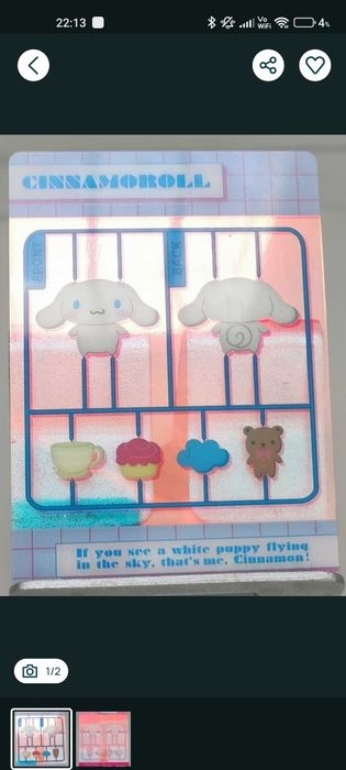 Carta 112 Panini Hello Kitty and Friends Fun Together
