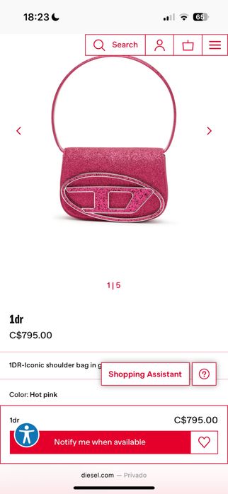 Diesel Bag /Bolsa NOVA
