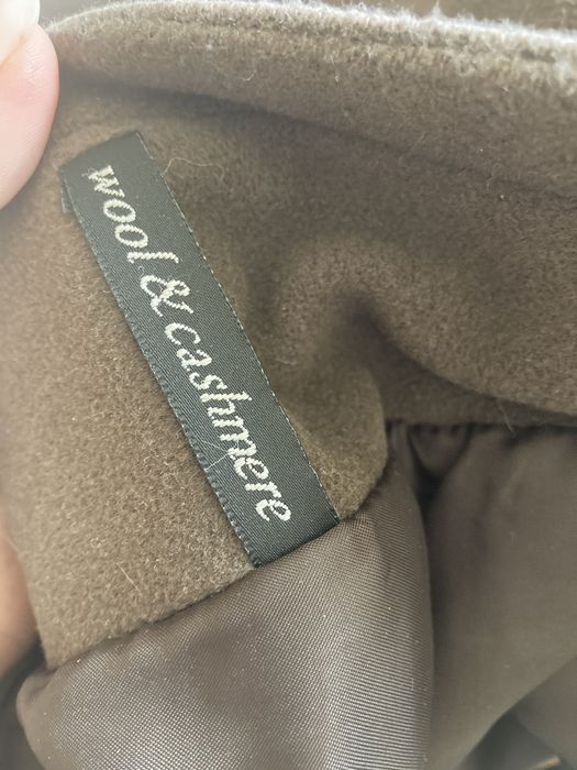 Kaszmirowo wełniany płaszcz Aleksandra L/XL