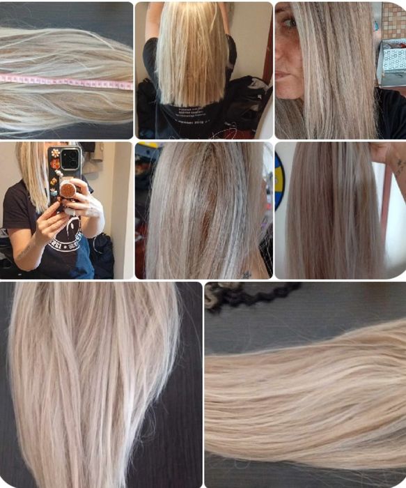 Afro toper słoneczny blond Nowy