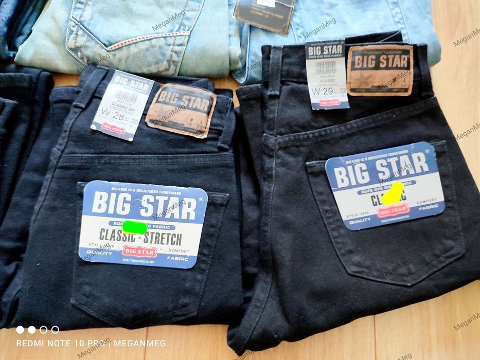 Big Star spodnie Premium jeans unisex męskie S M L