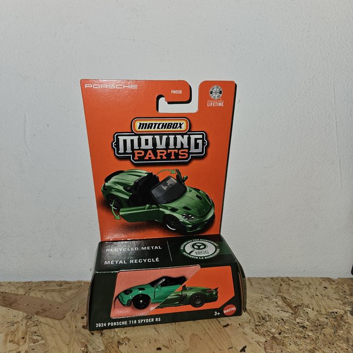 Matchbox moving parts