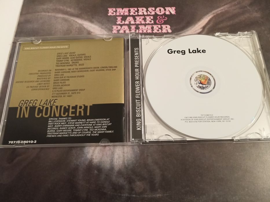 Greg Lake -  In Concert ,cd 5.11.1981 r ,King Biscuit Flower Hour