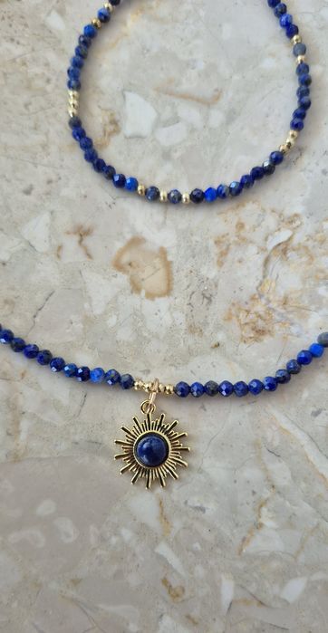 Komplet biżuterii Lapis Lazuli