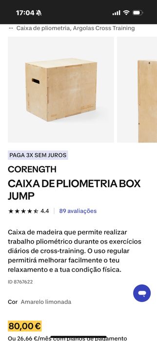 Caixa de pliometria / treino força424933019218104321