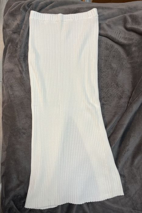 Спідниця тепла, в рубчик, довга