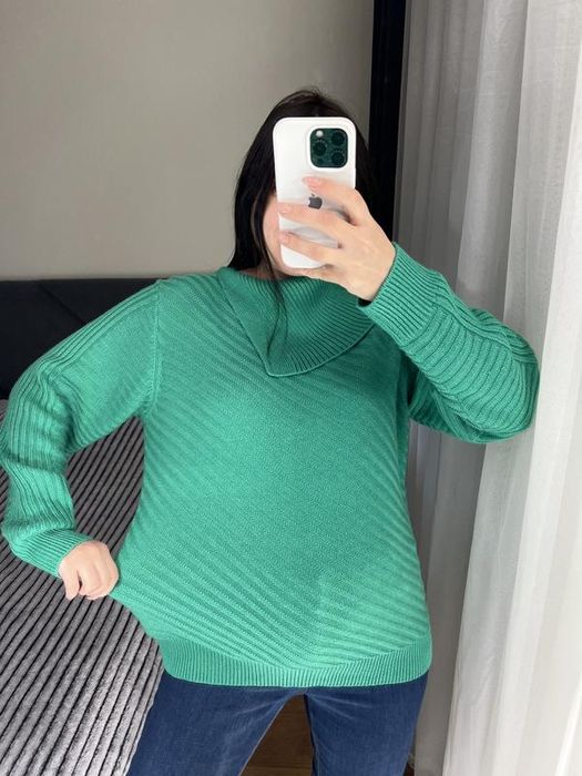 16 розмір батал 50 светрик светр джемпер пуловер світер кофта вовна