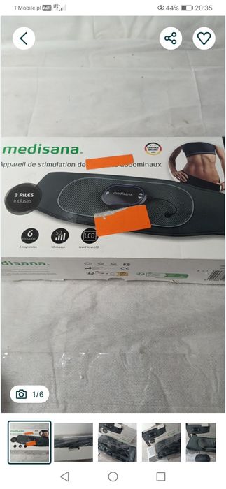 Pas do ćwiczeń elektrostymulator mięśni