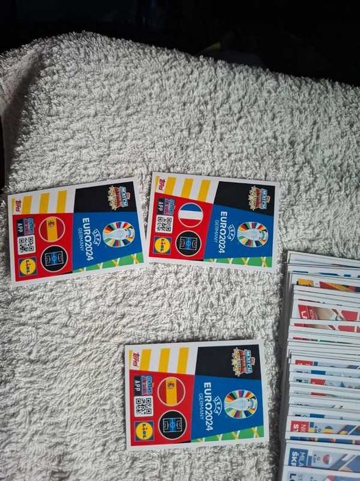 Lote Cartas Topps Match Attax Seleções