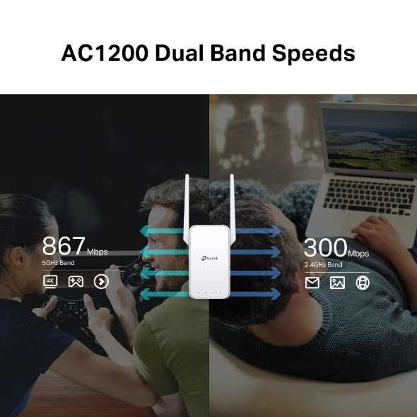 Extensor de cobertura Wi-Fi - TP-Link RE 315 AC1200 Mesh Wi-Fi Range Extender - Seminovo (pouco uso) - Perfeito estado de conservação e funcionamento