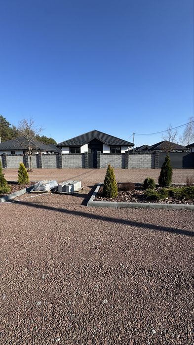 Акционный Готовый одноэтажный дом 100 м2 на 5 сотках. Зеленый Ворзель