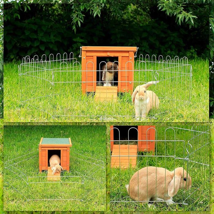 Coelheira coelhos casota gato animais pequenos 43x43x52NOVOENVIOGRÁTIS
