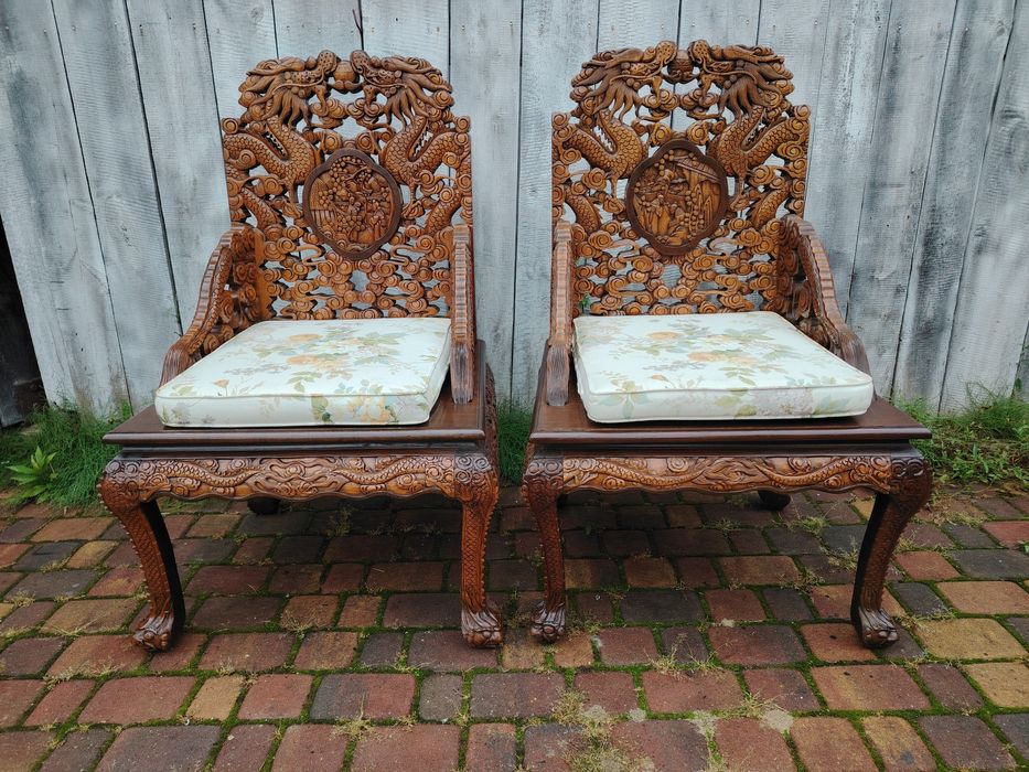 Fotele orientalne teek