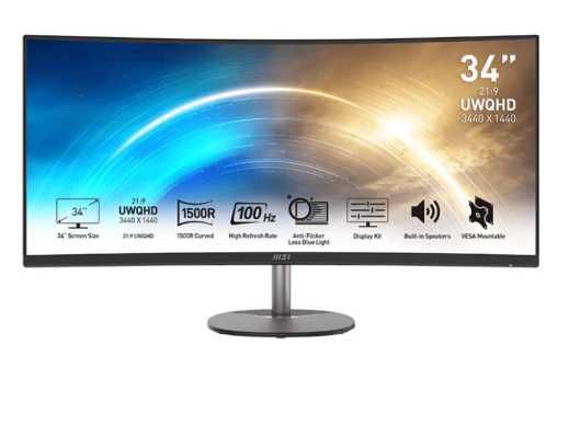 Monitor 34" Ultrawide MSI 100 HZ Garantia