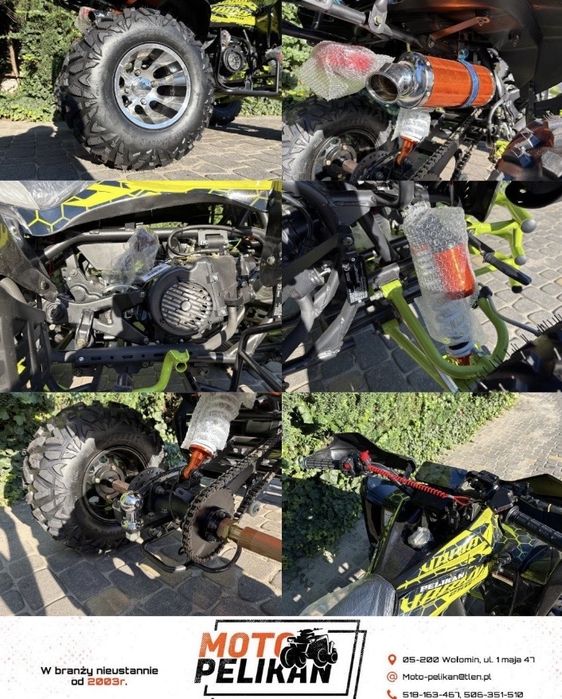 QUAD 250cc Varia Bombardier Niezawodny Raty dostawa Duża Rama XXL LEDY