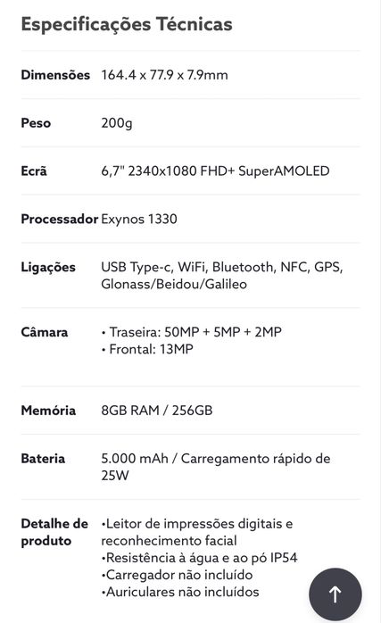 SAMSUNG Galaxy A16 5G novo selado