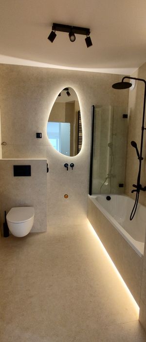 Remont wykończenie łazienki Gres Płytki Kafelkarz Glazurnik malowanie