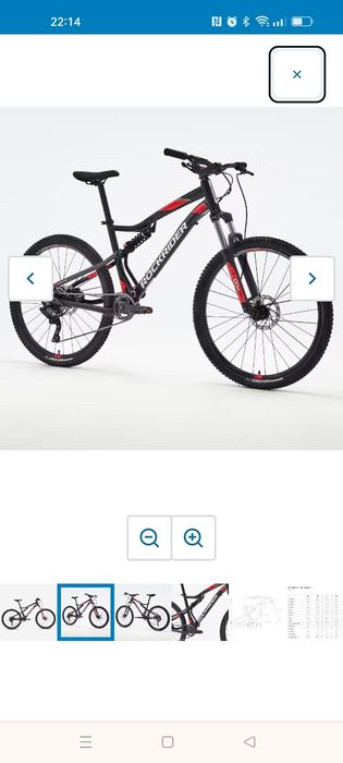 BICICLETA BTT ST 530 PRETO/VERMELHO 27,5"
519,00€
