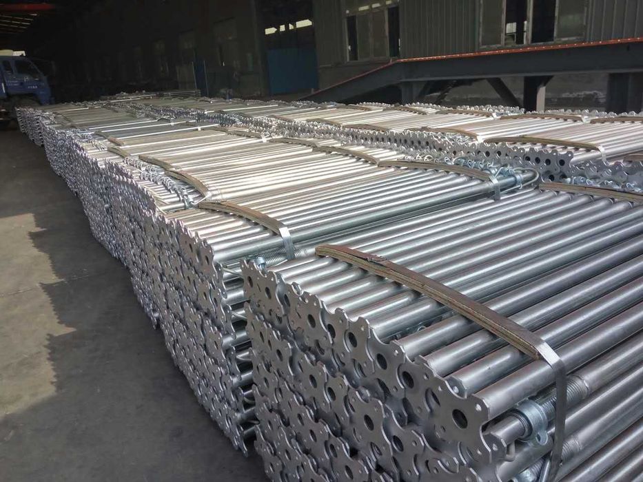 Metalowe stemple ocynkowane 14 kN, sztyce podpory budowlane szalunkowe