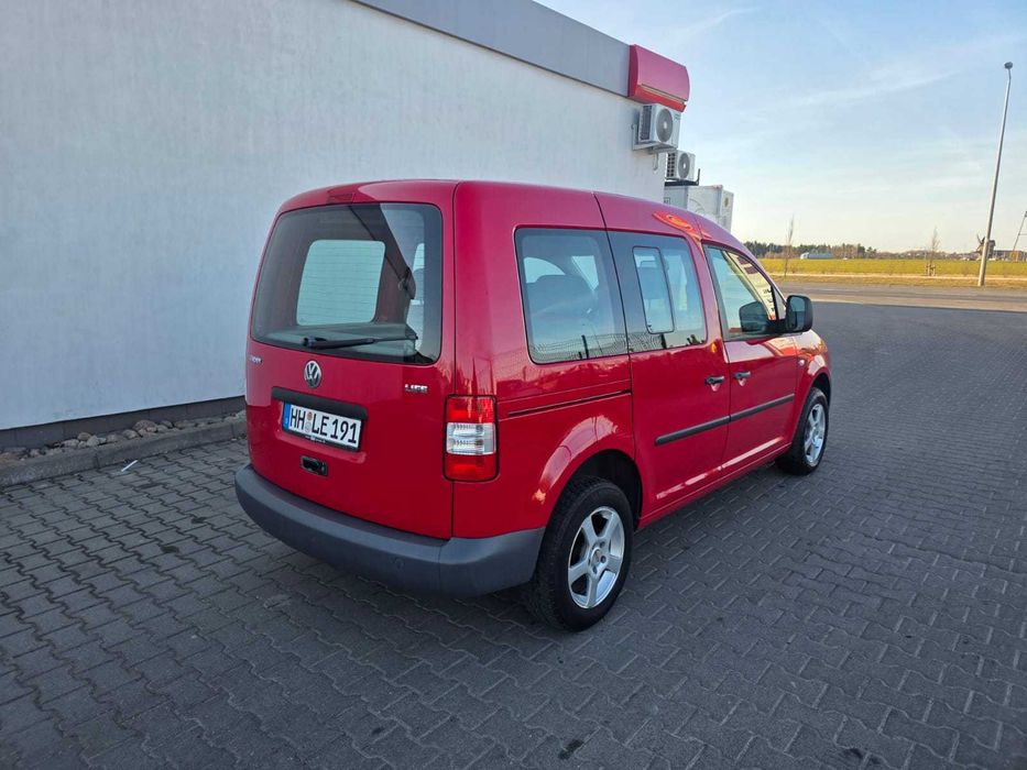 Vw Caddy Life 1,4 Mpi 2009r 5-Drzwi Klimatronik Alu-felgi Bezwypadek!