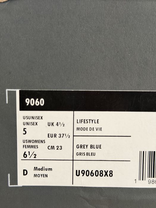 Нові кросівки New balance 9060 grey blue