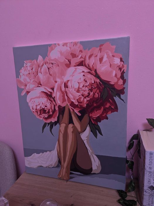 Картина по номерам розмальована