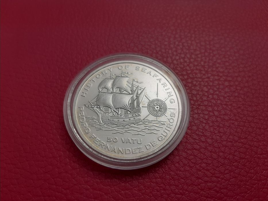 Moeda em prata 925 da República de Vanuatu