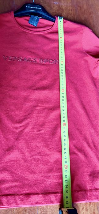 T shirt vermelha Versace Sport