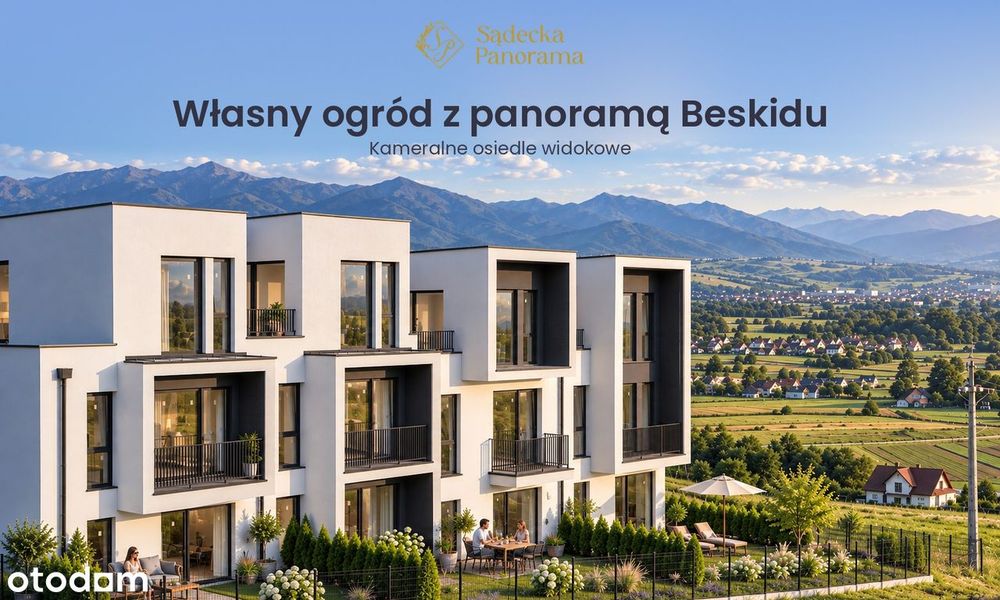 Parter z dużym ogródkiem i widokiem na góry | 3 pokoje