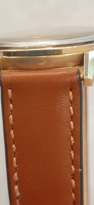 złoty 18k zegarek - chronograf - piękny stan