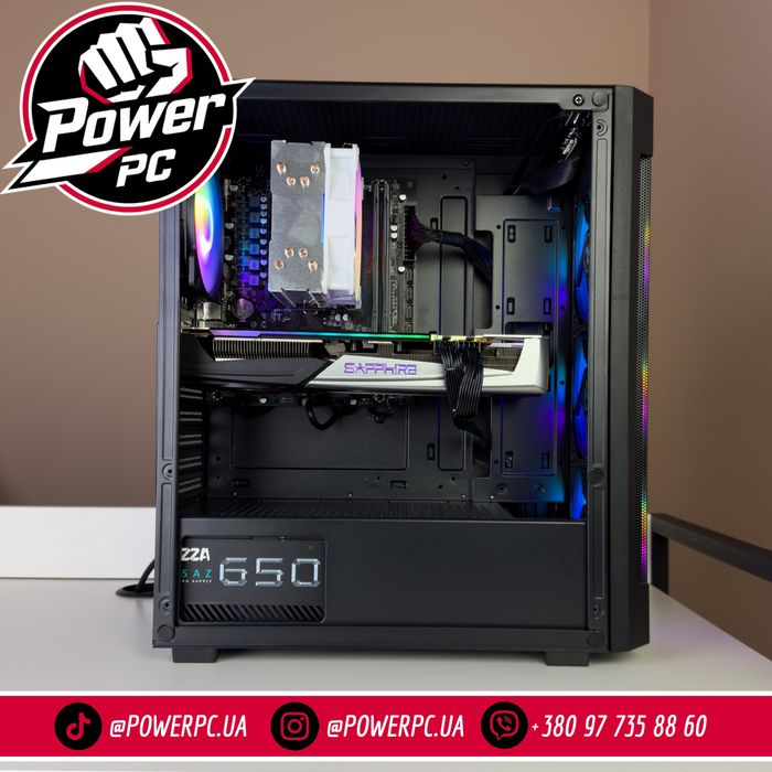 ІГРОВИЙ ПК!! Ryzen 7 3700X, RX 5700 XT, ОЗУ DDR4 32gb, SSD M2 512gb