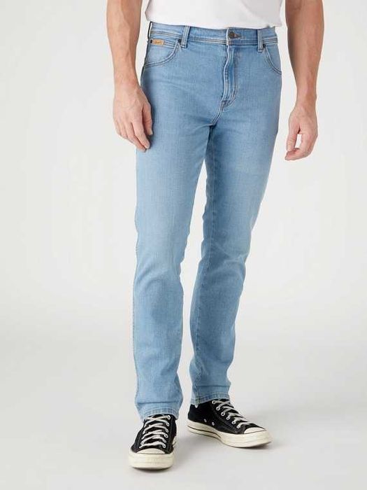 Męskie Jeansy Wrangler Texas Slim W32 L34 (W12SHN42N) Jak Nowe