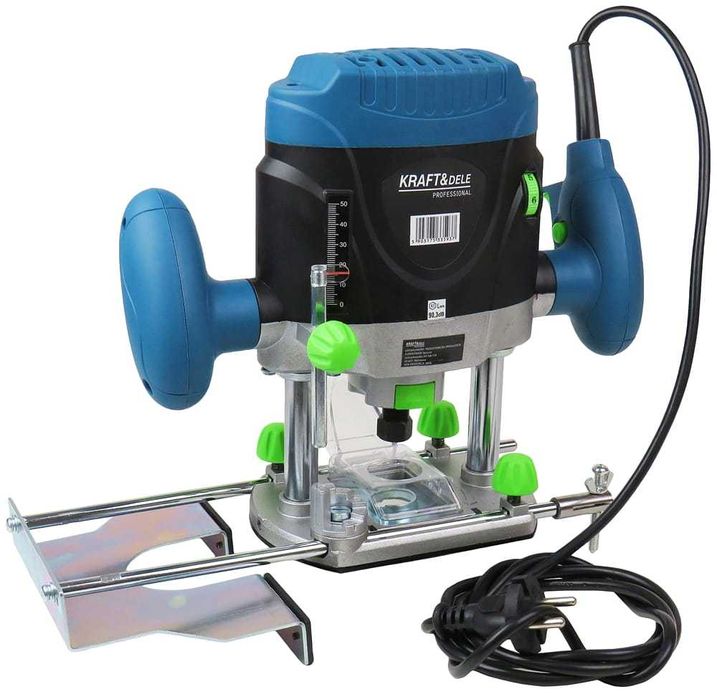 KRAFT&DELE Frezarka Górnowrzecionowa Do Drewna 6-8mm 1900w KD1683-z