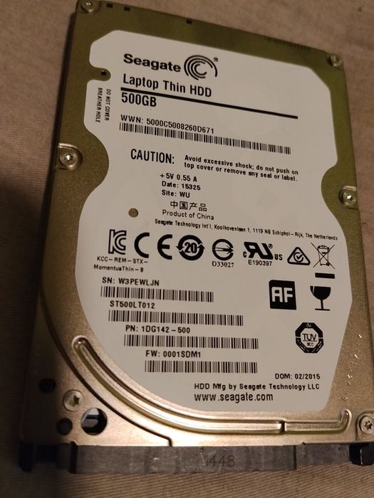 Dysk Seagate 500 GB Sata