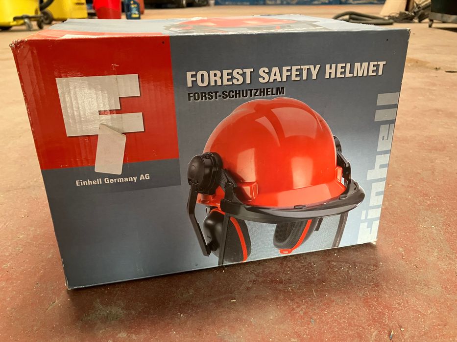 Capacete Florestal Einhell BG-SH 2 NOVO c/ Caixa e Acessórios